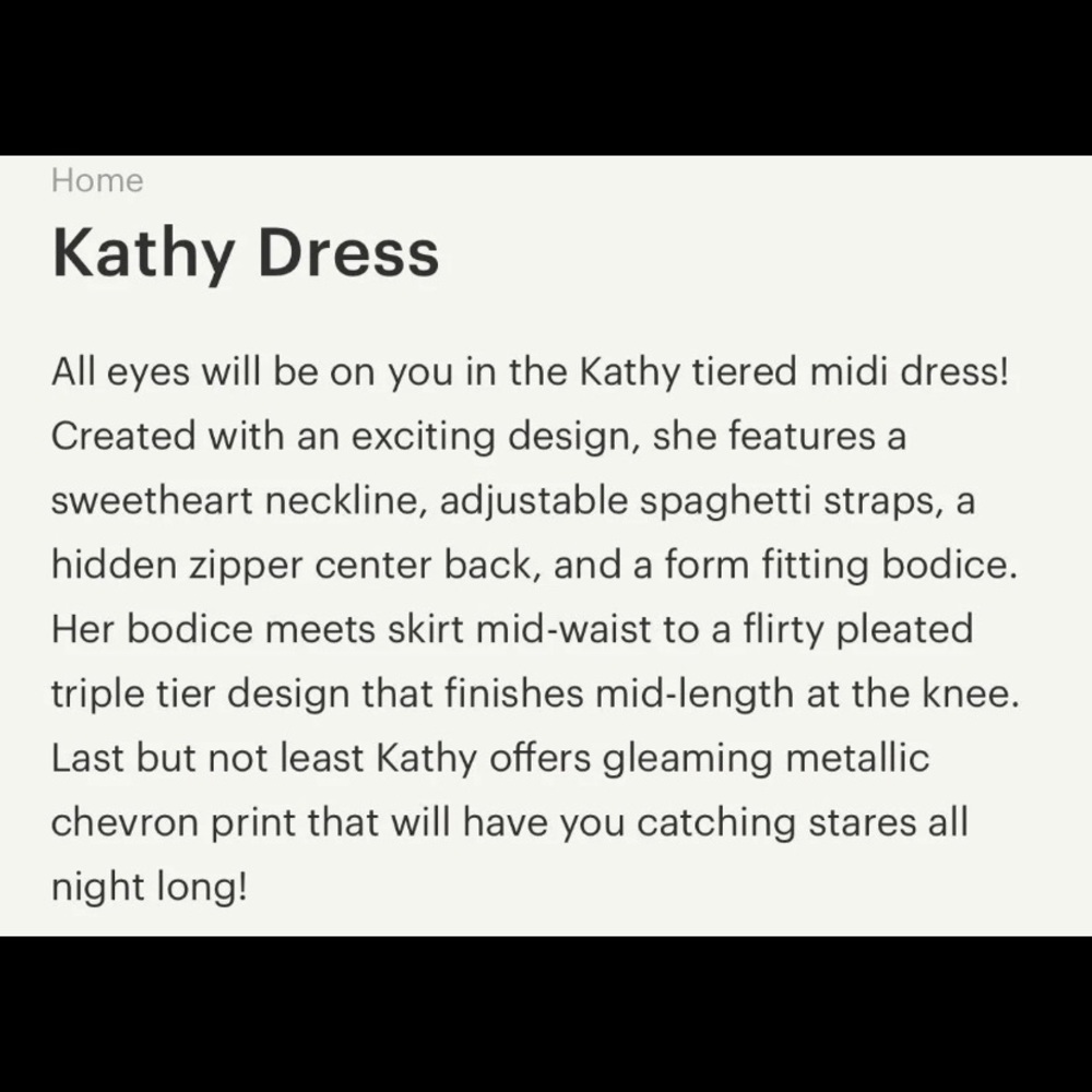 XL Dress the Population - gold and black dress NWT - Picture 10 of 11